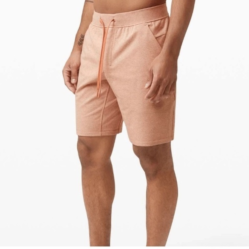 Lululemon City Sweat Short French Terry 9" Heathered Sedona Sunset Size Small